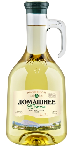 Вино Домашнее Южное белое полусладкое